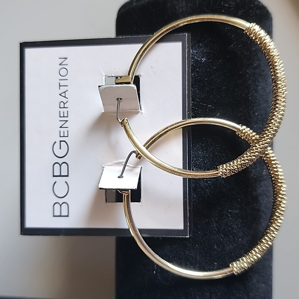 BCBGeneration hoop earrings